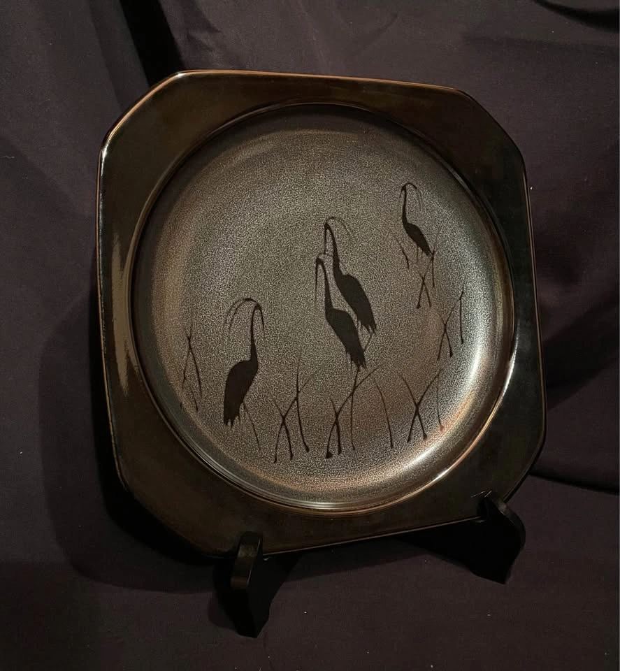Heron Decorative Plate - Japanese - photo 2