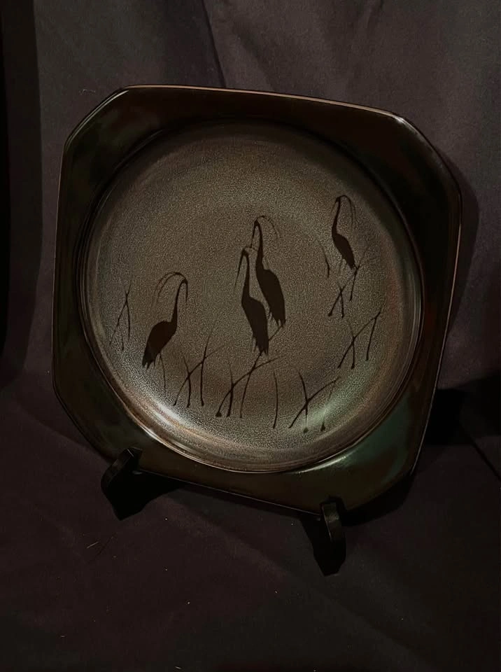 Heron Decorative Plate - Japanese - photo 3