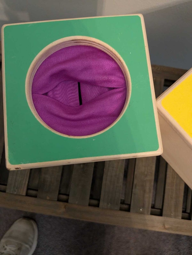 Lovevery Toys! Wooden Ball Drop & Tissue Box - photo 2