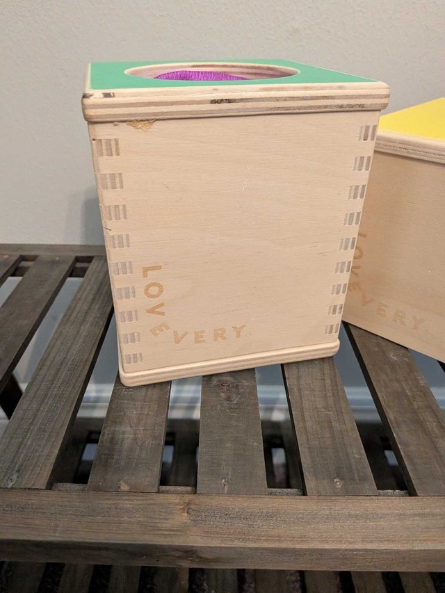 Lovevery Toys! Wooden Ball Drop & Tissue Box - photo 3
