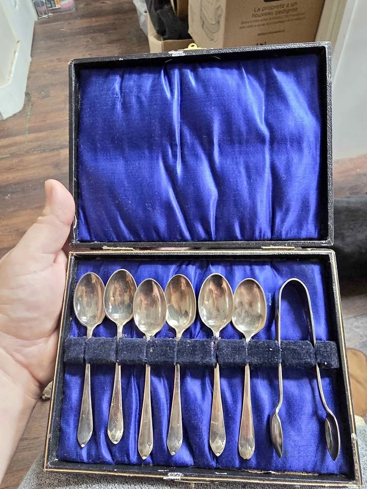 Vintage Boxed EPNS Teaspoon Set