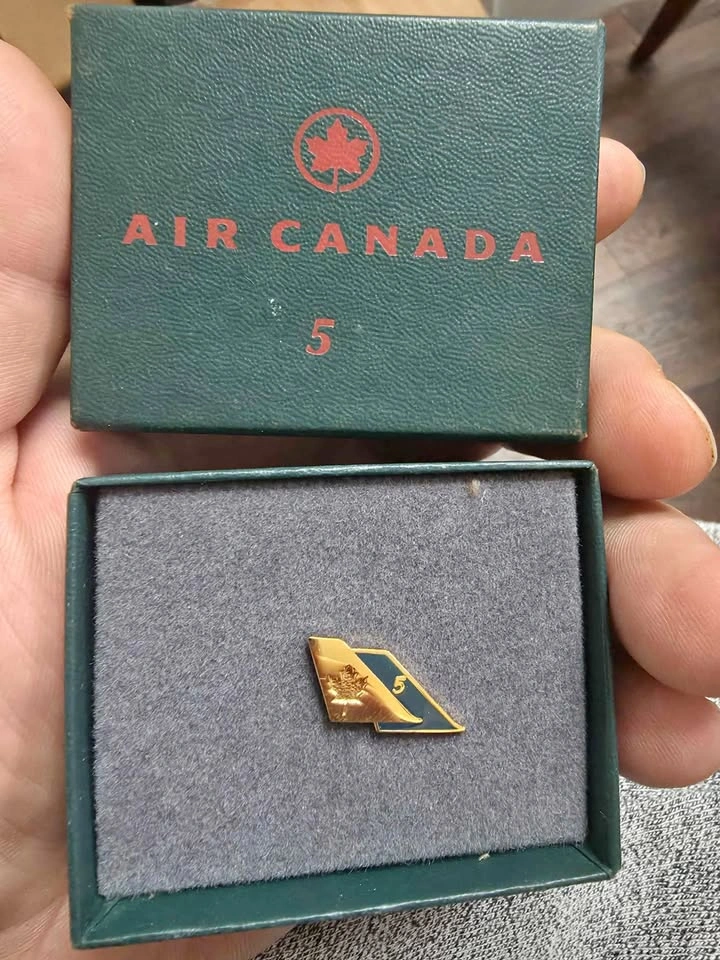 Vintage Air Canada 5-Year Employee Service Pin