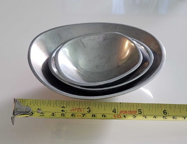Nesting trinket jewelry bowls 3pcs