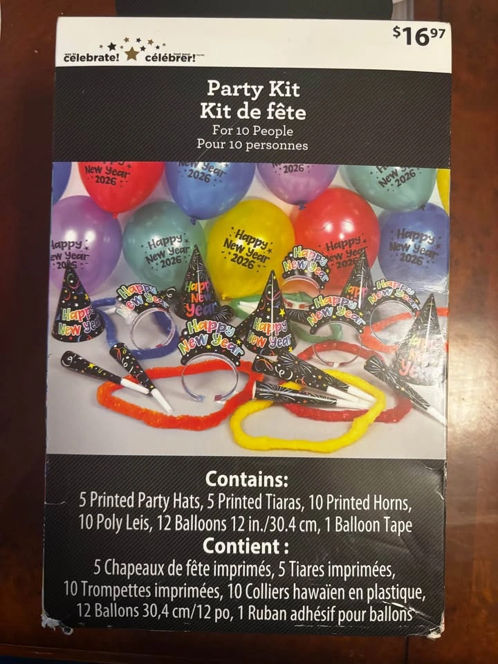Celebrate! New Year 2026 Party Kit for 10 People - photo 2
