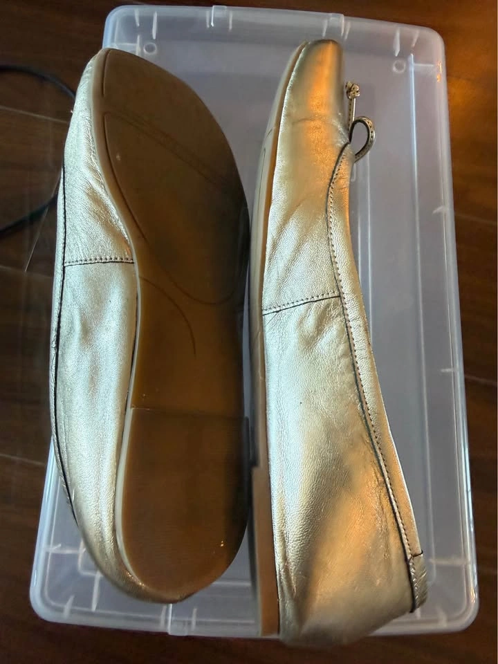Gold Nine West Ballet Flats - photo 4
