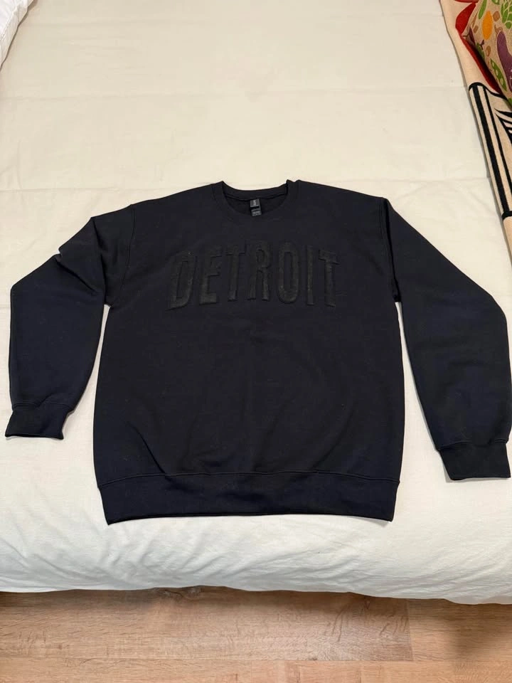 Black Detroit Sweatshirt - M - photo 2