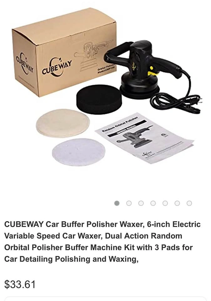 NEW, never used: Metal/wood polisher/sander. Cubeway Orbital Pol