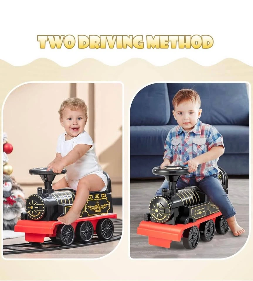 Kids Electric Ride-On Train w/ Lights & Sounds - photo 2