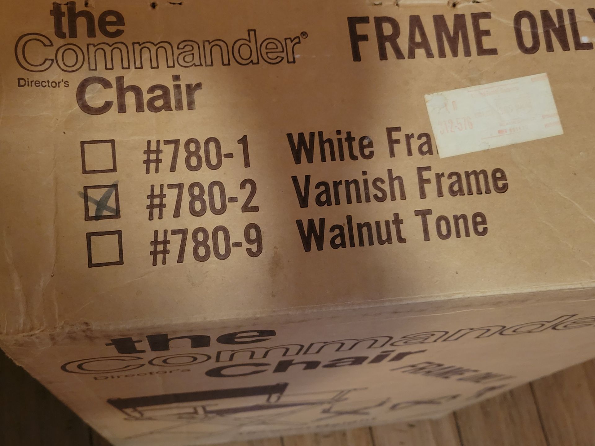 The Commander Chair Director Chair Folding - Frame Only - photo 2