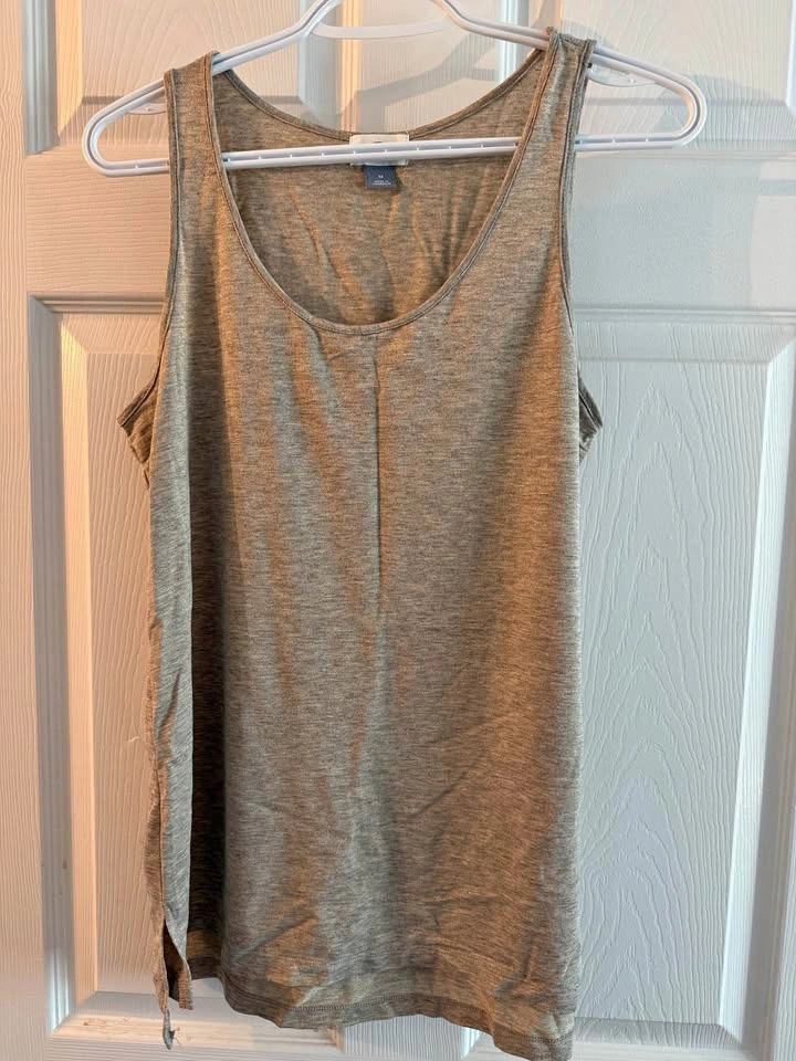 Gold Grey Tank Top