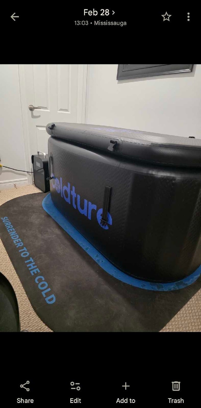 Coldture Cold Plunge Set Up with Chiller Pro