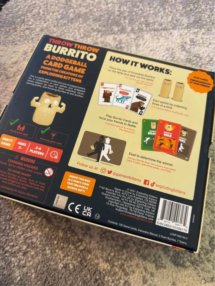 Throw Throw Burrito game - photo 2