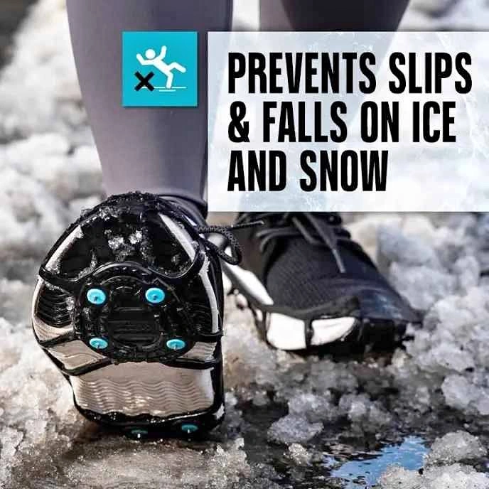 Carbide Spike Ice Cleats for Shoes and Boots - Size Medium