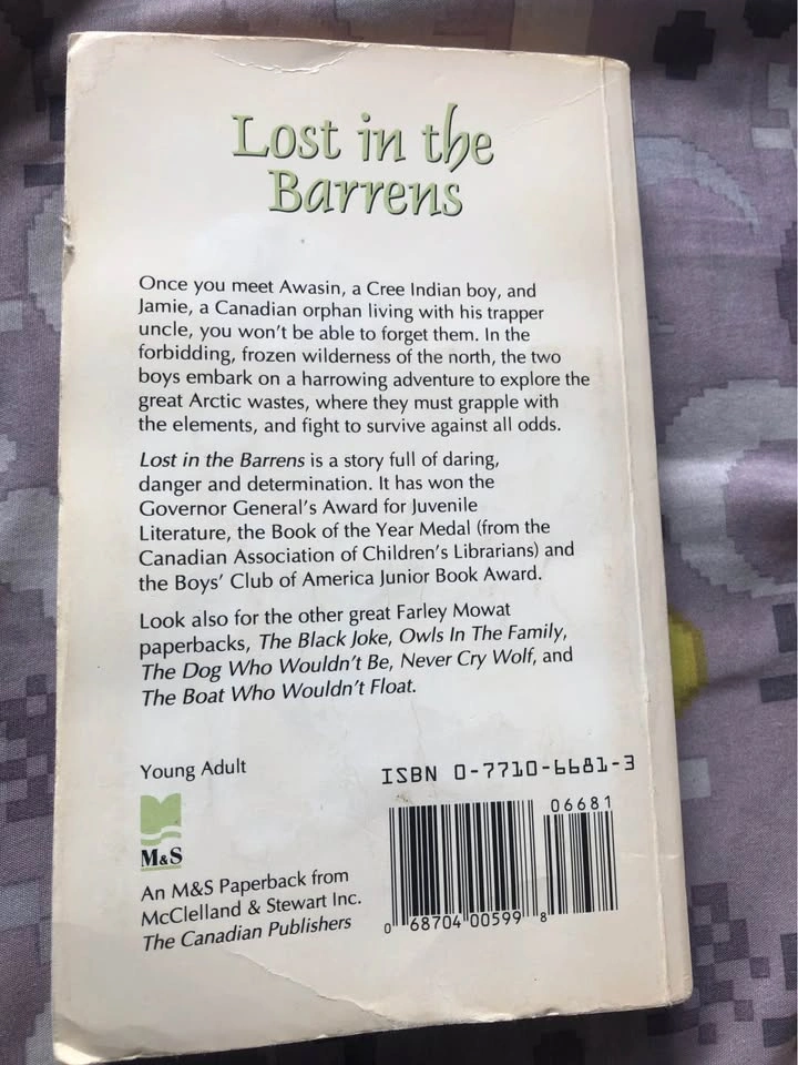 ⚽️ Lost in the Barrens by Farley Mowat - photo 2