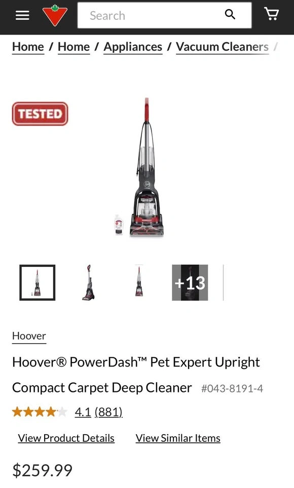 Hoover® PowerDash™ Pet Expert Upright Compact Carpet Cleaner - photo 5