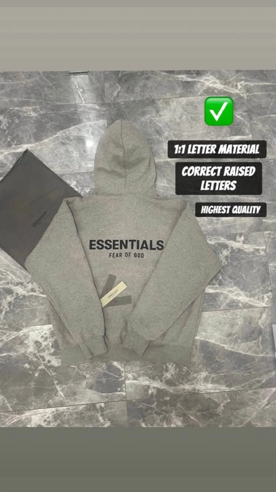 * SALE * | Dark Oatmeal Essentials hoodie | - photo 2