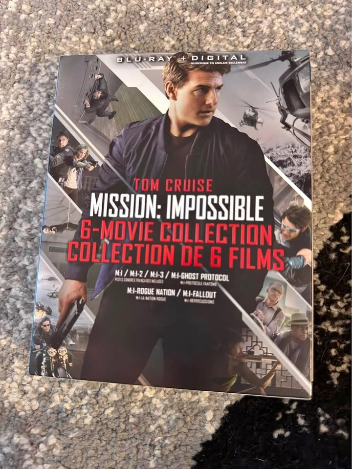 Mission Impossible 6-movie bluray collection