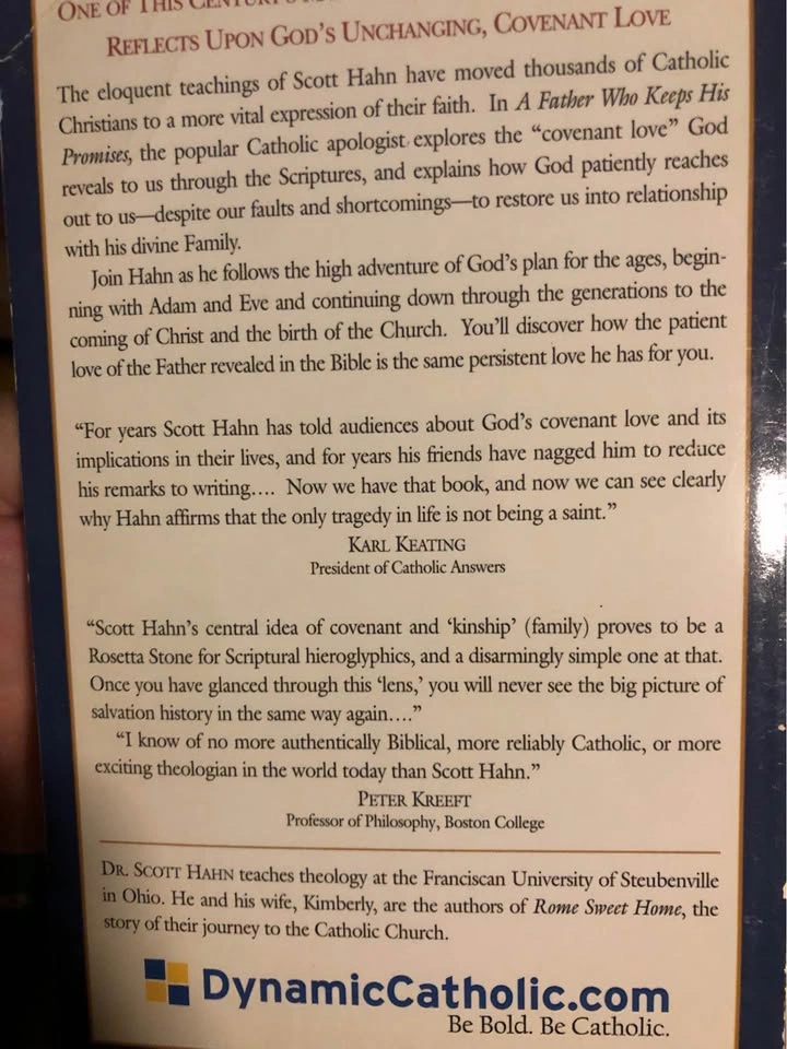 ⚽️ Scott Hahn a Father Who Keeps His Promises Catholic Book - photo 2