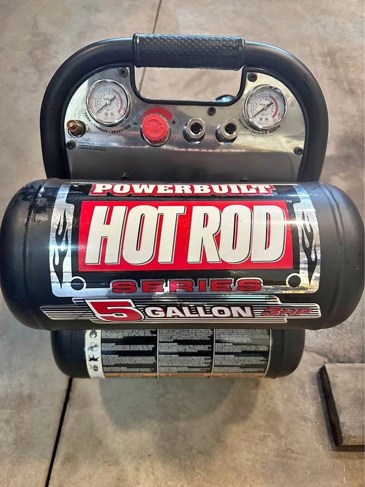 Powerbuilt Hot Rod Series 5 Gallon Air Compressor