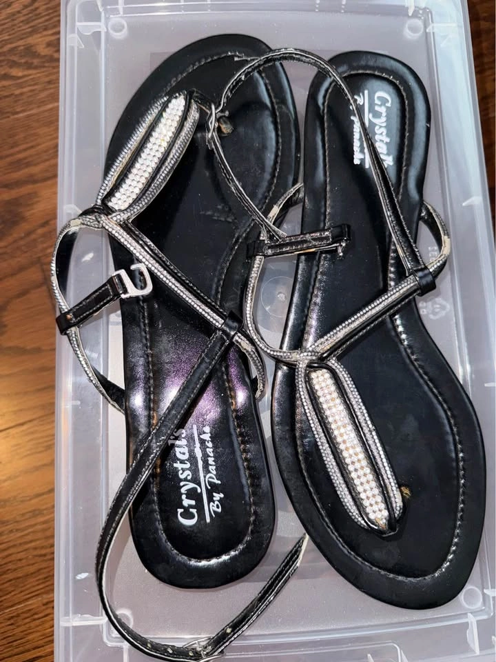 Black and Silver sandals - photo 3