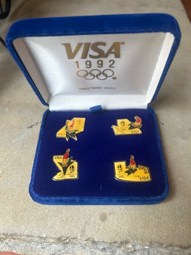 Visa 1992 Olympic Pins