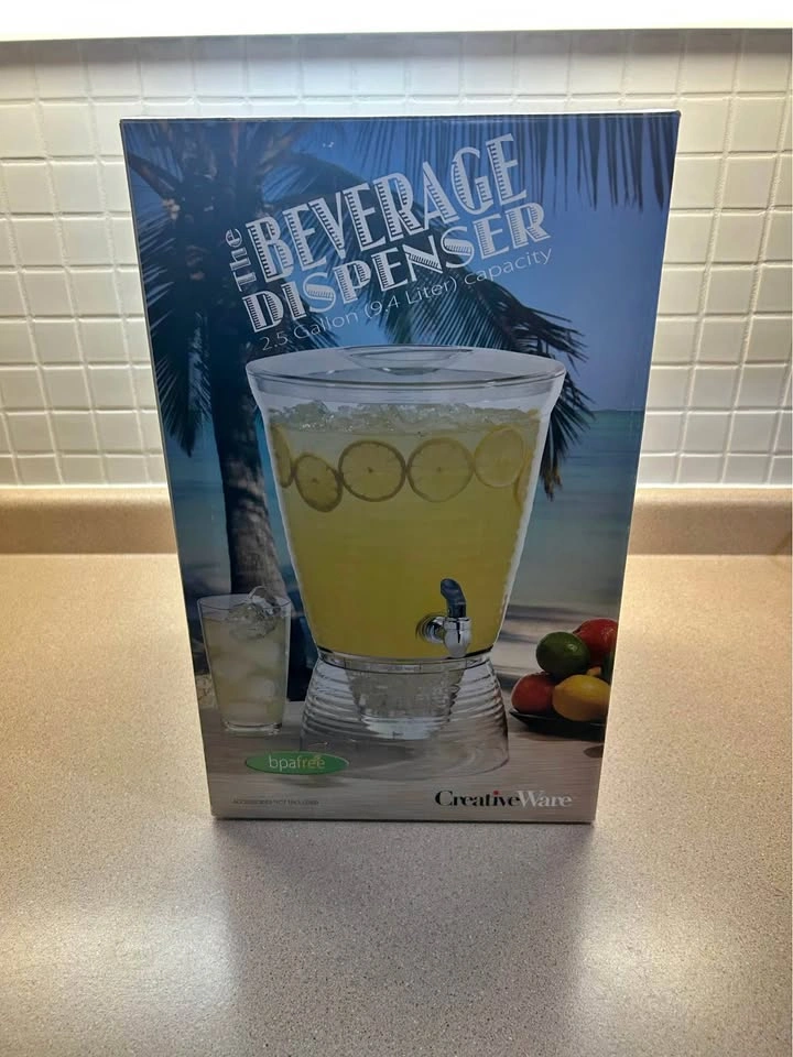 CreativeWare 2.5 Gallon Beverage Dispenser
