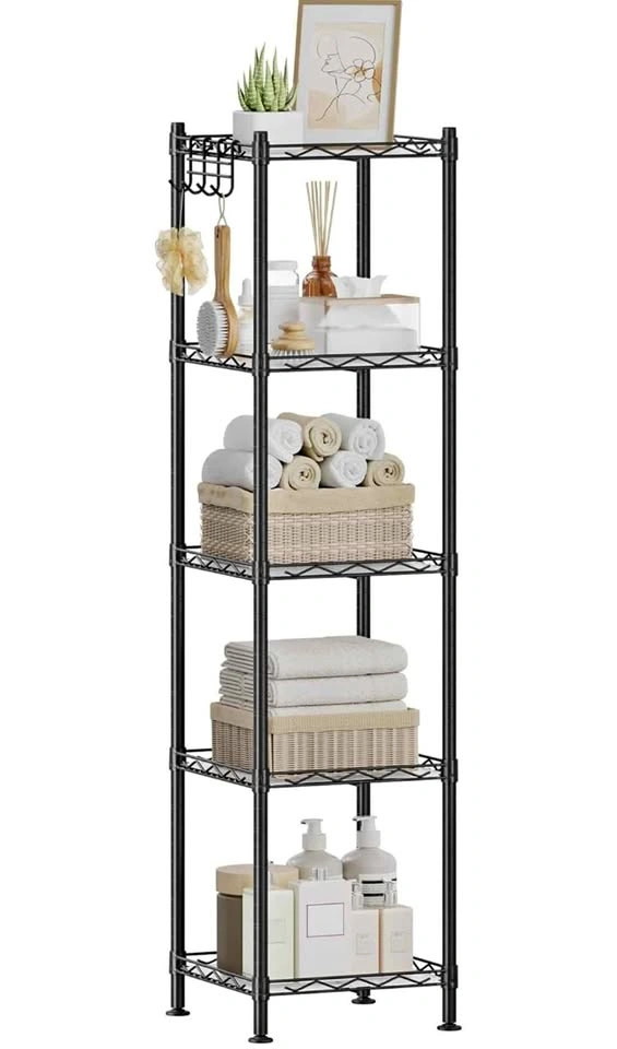 5 shelf storage shelf