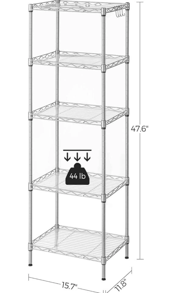 Metal shelving unit - photo 2