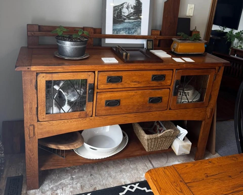 Sideboard and wine cabinet - photo 2
