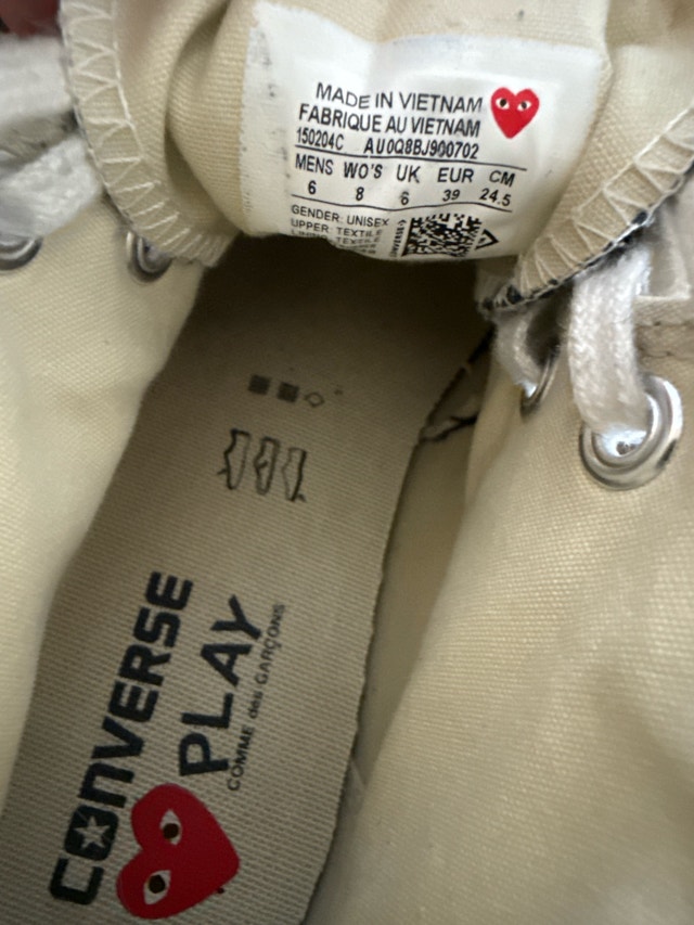Converse Chuck Taylor All Star Play Comme des Garçons - photo 4