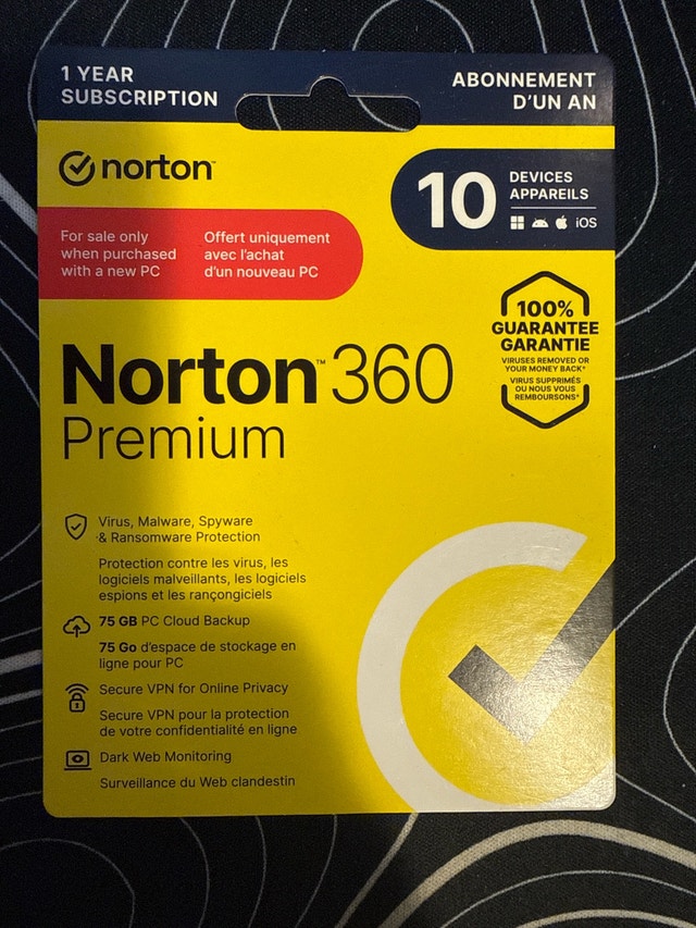 Norton 360 Premium 1 Year Subscription