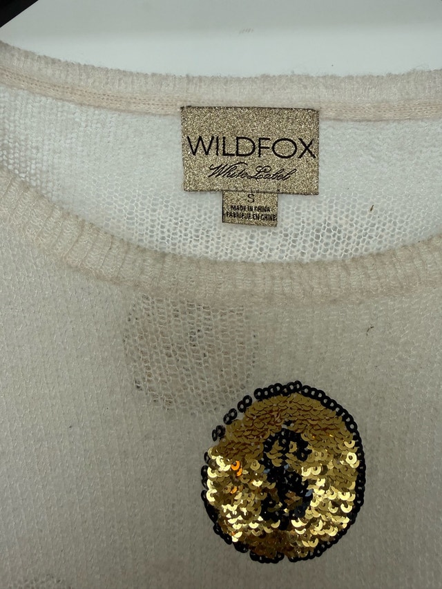 Wildfox White Label Money Sequin Sweater - photo 2