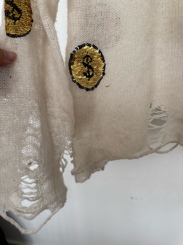 Wildfox White Label Money Sequin Sweater - photo 4