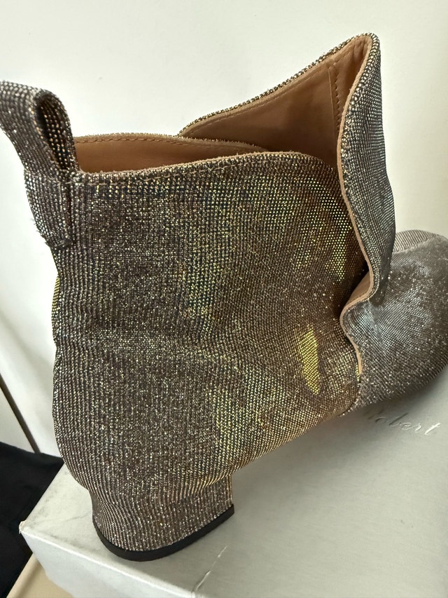 Robert Clergerie Metallic Ankle Boots - photo 3