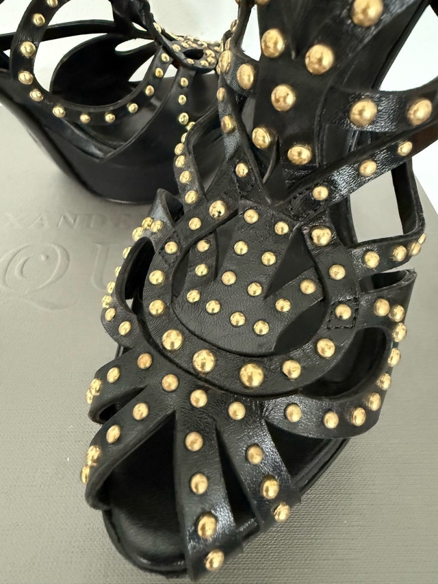 Alexander McQueen Studded Heels - photo 3