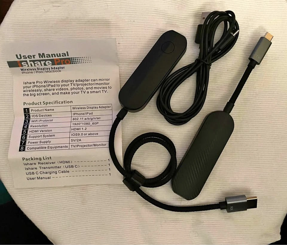 Wireless HDMI Transmitter and Receiver Kit