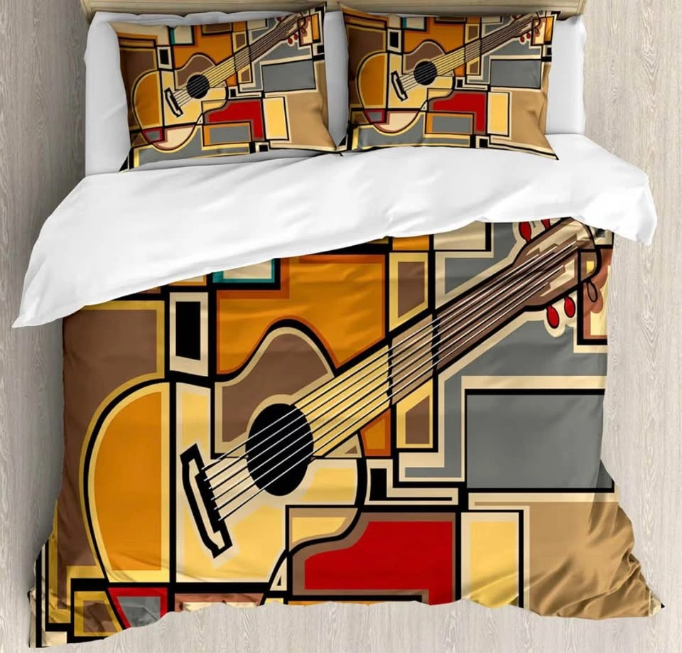 Geometric Acoustic Guitar Comforter Set- Pickup Near Chicago Sta - photo 3