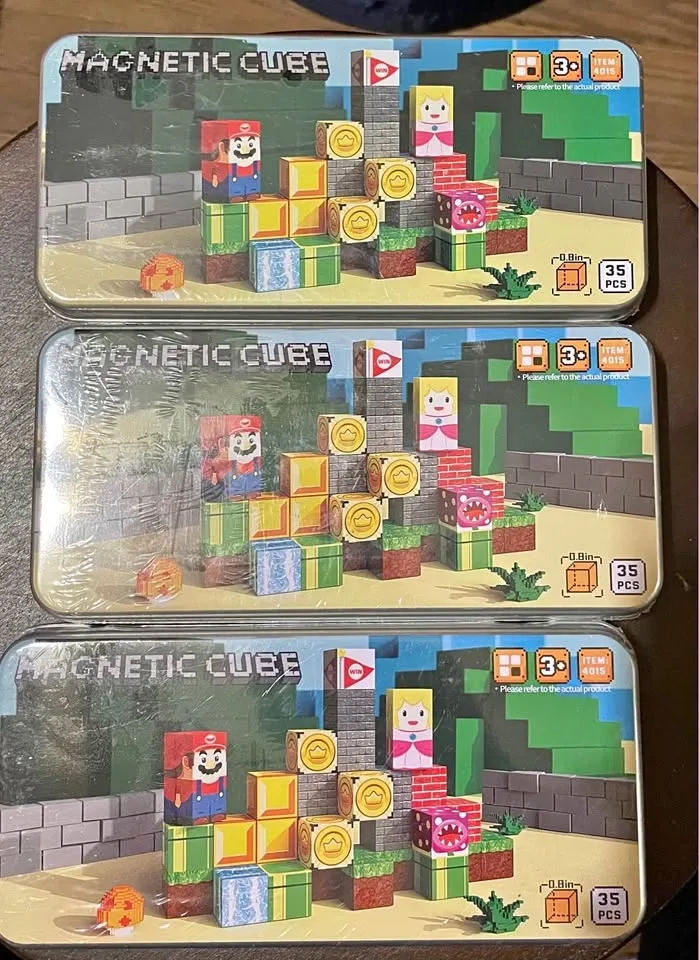 Magnetic Building Blocks w Storage Case - Pickup Near CSU