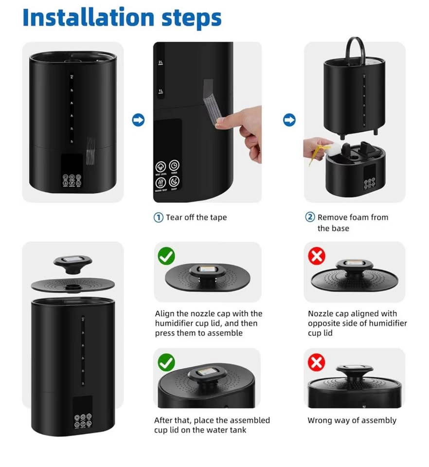 Humidifier-6L-Warm/Cool-Large Room - photo 3