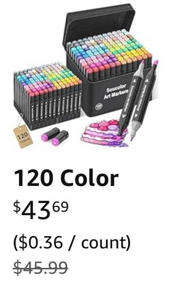 Soucolor Art Markers- Pickup Near Chicago State University - photo 2