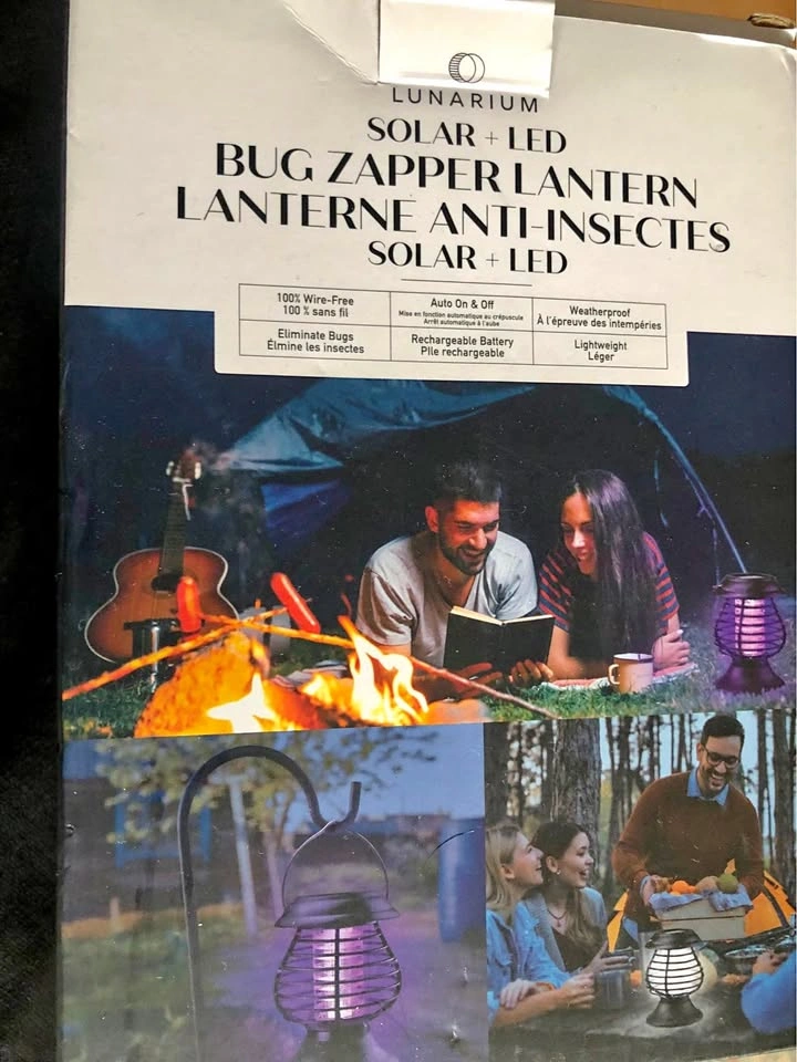 ⚽️Solar bug zapper Lantern plastic
