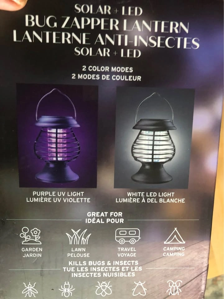 ⚽️Solar bug zapper Lantern plastic - photo 2