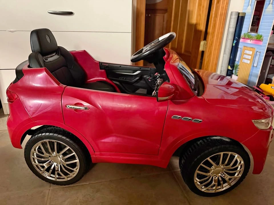 Red Maserati Ride-On Toy Car for Kids