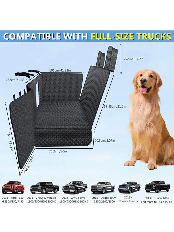 Truck Back Seat Extender Waterproof Seat Cover for Dog New - photo 2