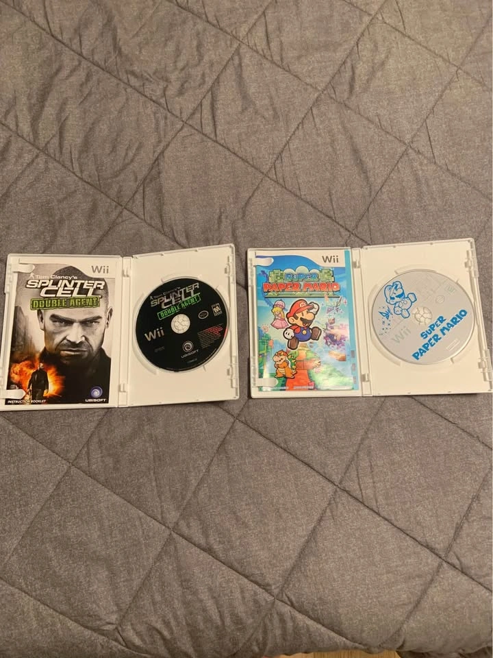 Wii games (Splinter Cell & Super Paper Mario) - photo 4