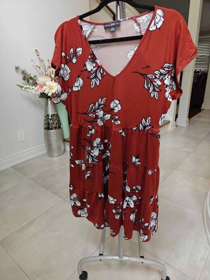 INC International Concepts Floral Tiered Dress - photo 2