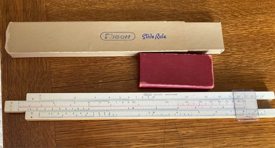 Vintage Ricoh No. 102 Slide Ruler Made In Japan - photo 2