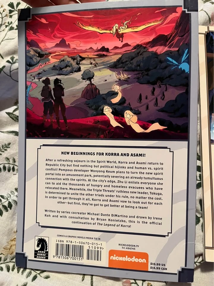 Avatar & Legend of Korra Graphic Novel Tie-Ins - photo 2