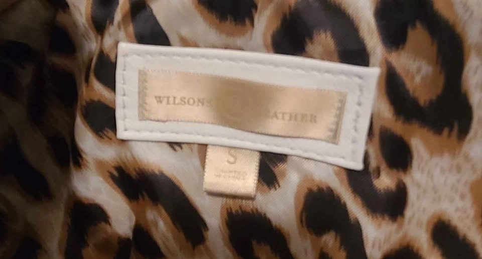 Wilsons Leather Cream Jacket Small - photo 2