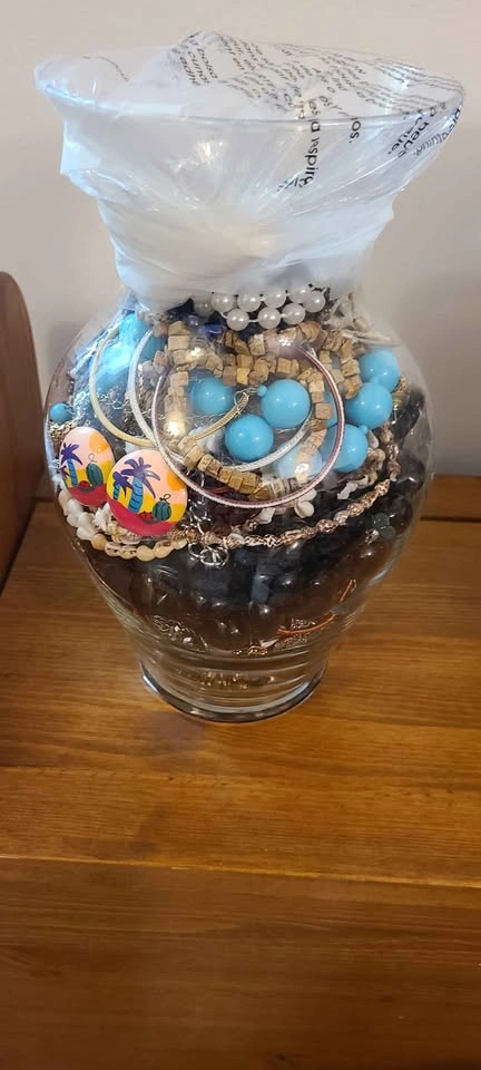 Big Jars Filled With Mixed Jewelry - photo 5